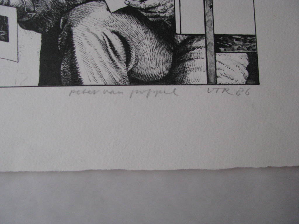 Peter van Poppel, lithografie, Atelier kopen? Bied vanaf 65!