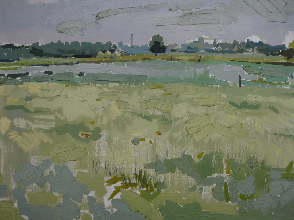 Frans Clement: Olieverf, Landschap kopen? Bied vanaf 225!