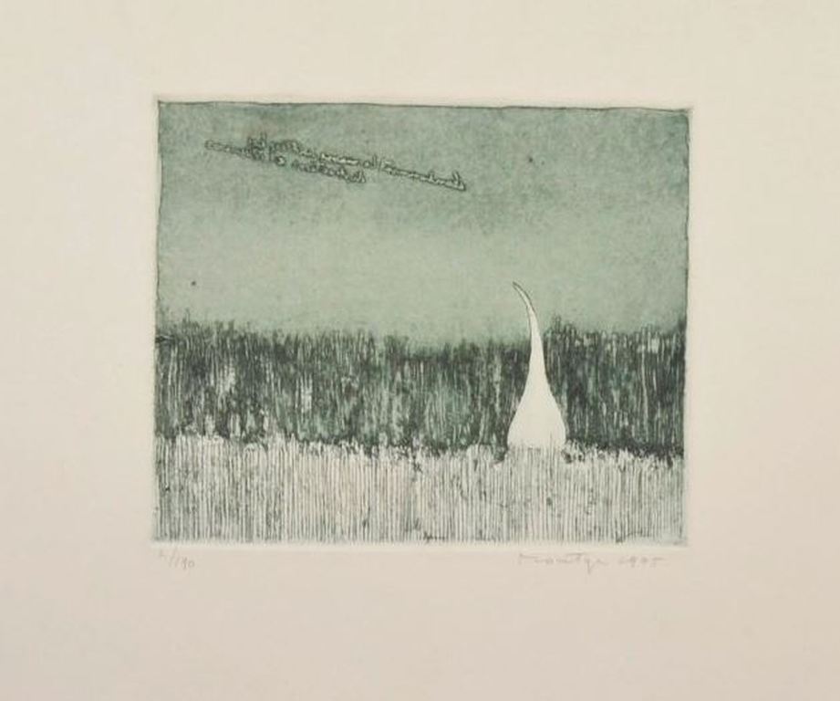 Jan Montyn: Ets/Aquatint, Avantar (2/190) verkocht voor € 100!