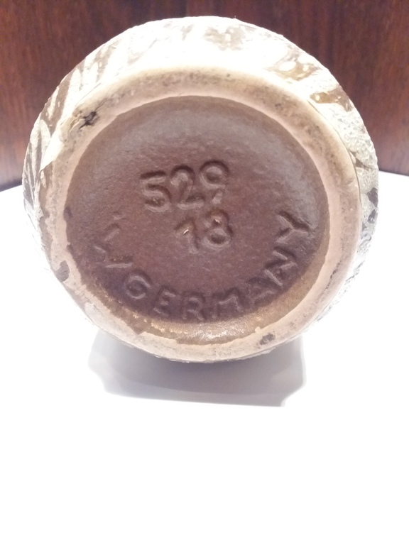 FAT LAVA Vase Scheurich 529-18 W Germany Miden 20ste eeuw  1960s 1970  Keramik P kopen? Bied vanaf 1!