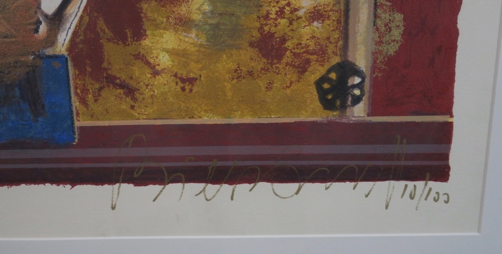 Gertie Bierenbroodspot: Zeefdruk, Triangle - Ingelijst kopen? Bied vanaf 80!