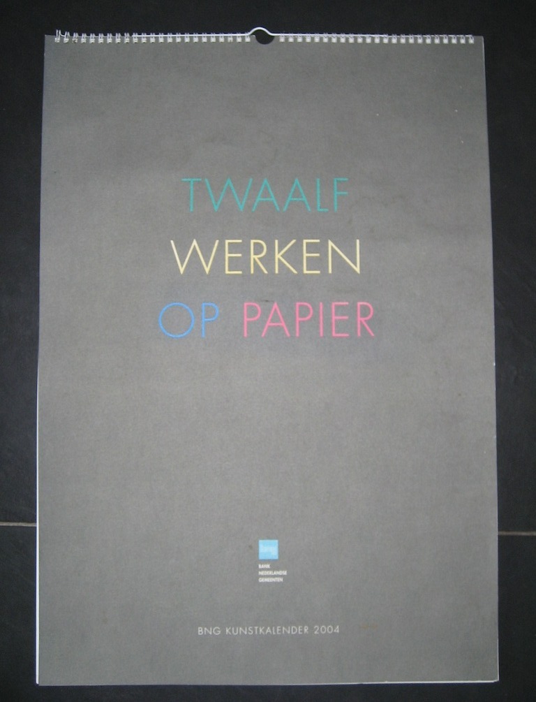Unieke Kunstkalender met gesigneerde druk Klaas Gubbels kopen? Bied vanaf 25!