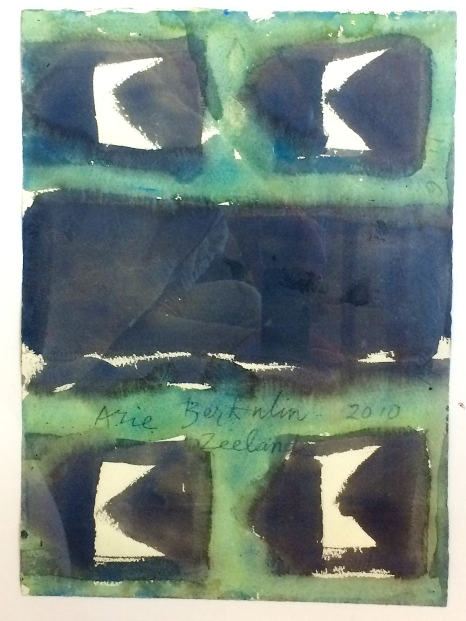 Arie Berkulin - Arie Berkulin, inkttekening in lijst in perfecte staat uit 2010 verkocht voor € 85!