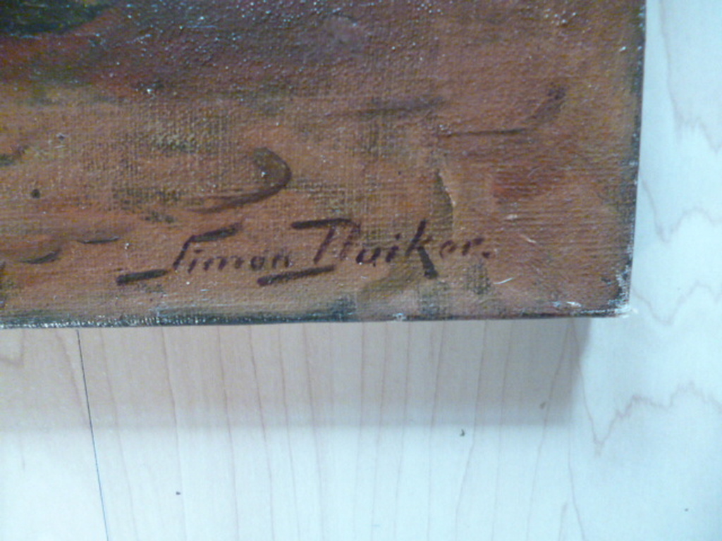 Simon Duiker - olieverf - Boereninterieur kopen? Bied vanaf 100!