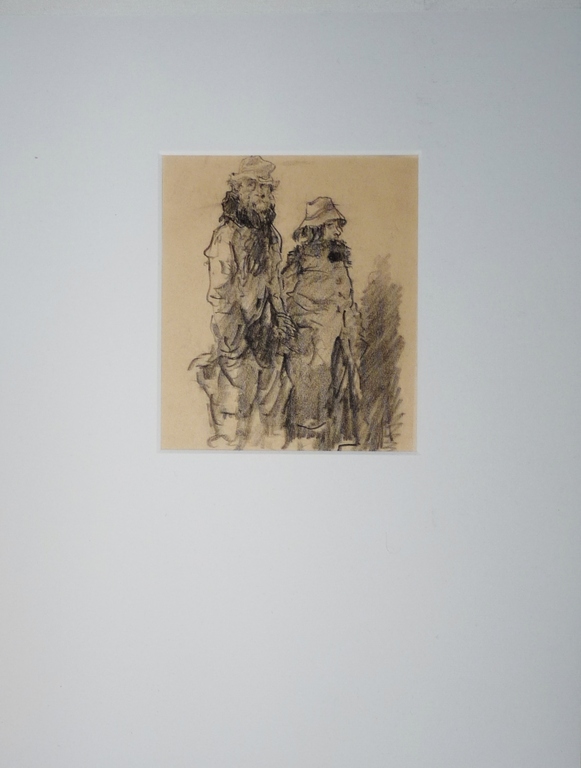 Herman Moerkerk: Tekening, Zwervers kopen? Bied vanaf 50!