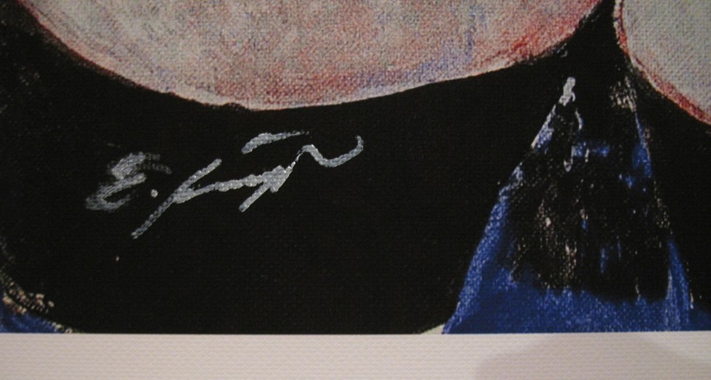 Ernst Fuchs, Giclée op canvas, Die Kopfsammlerin kopen? Bied vanaf 75!