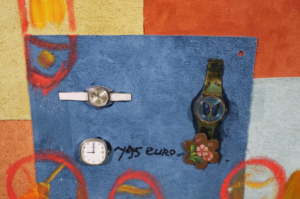 Meertje Kaal: Gemengde techniek, De tijd stond stil - Ingelijst kopen? Bied vanaf 1!