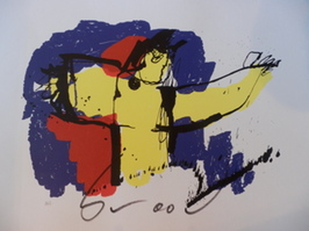 HERMAN BROOD, Gelimiteerde en HANDGESIGNEERDE Zeefdruk  BRASIL GOD kopen? Bied vanaf 99!