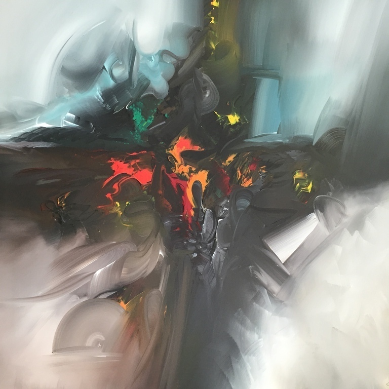 Gena Genadyj    acryl op 3 D Doek    verkocht voor € 110!