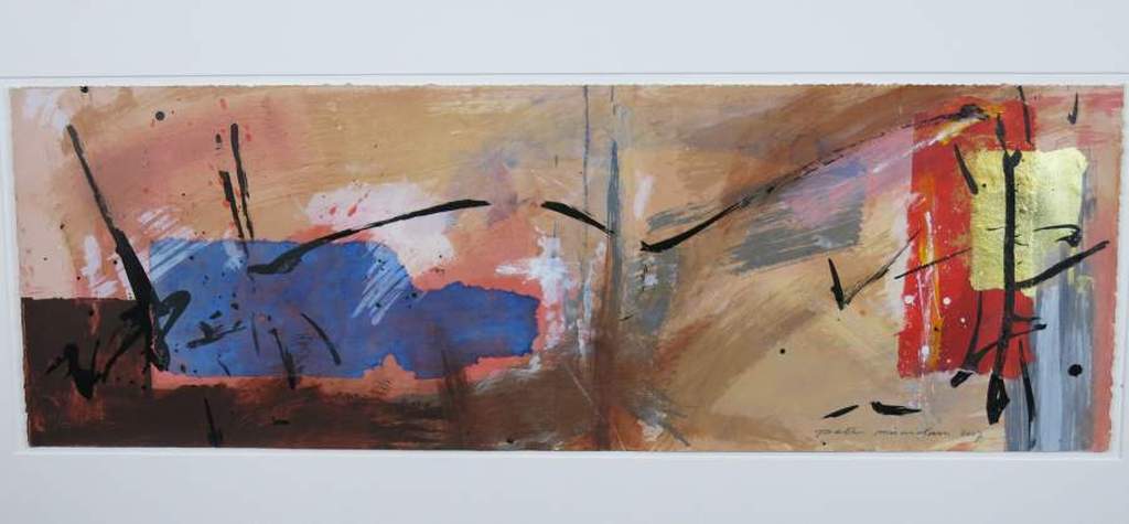 Peter Maasdam: Handbewerkte Zeefdruk, Interaction: Red Blue (bijzonder formaat) kopen? Bied vanaf 80!