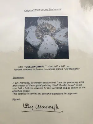 Lily Marneffe - Golden Jewel kopen? Bied vanaf 500!