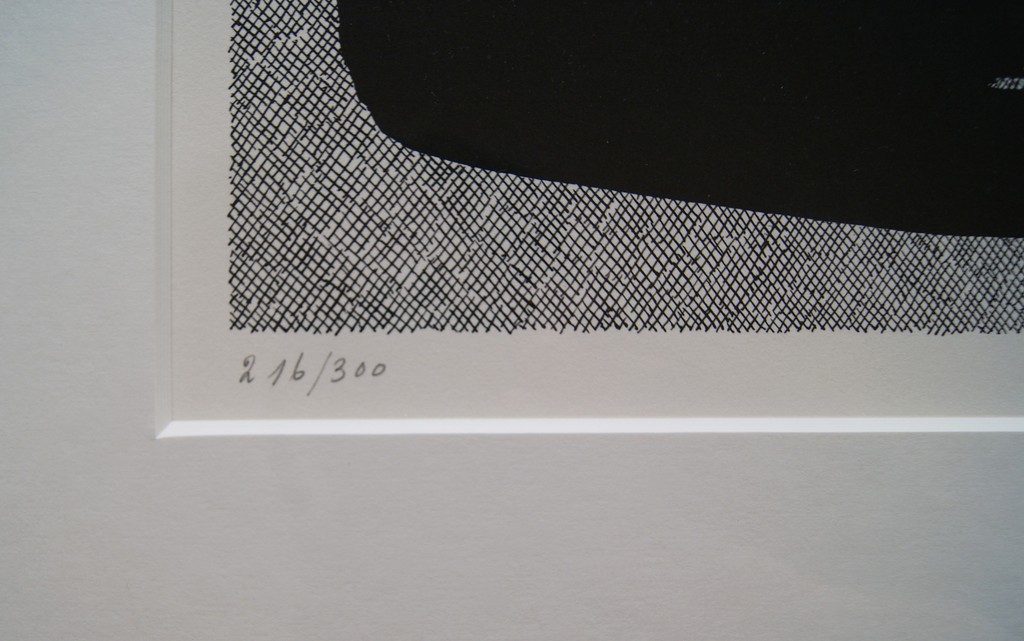 Jan Schoonhoven zeefdruk uit 1989 ingelijst. kopen? Bied vanaf 775!