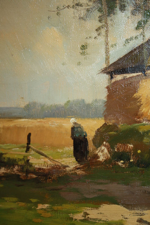 BOERIN BIJ HOOIMIJT in HOLLANDS LANDSCHAP kopen? Bied vanaf 1!