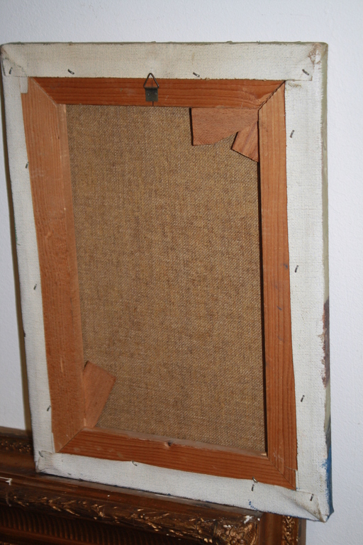 DAME IN STOEL NAIEF OLIEVERF  VAN T JANSEN kopen? Bied vanaf 1!