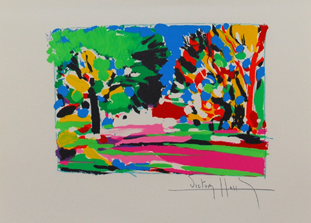 Victor Hasch - Golf du mougins - handgesigneerd en genummerd  kopen? Bied vanaf 32!