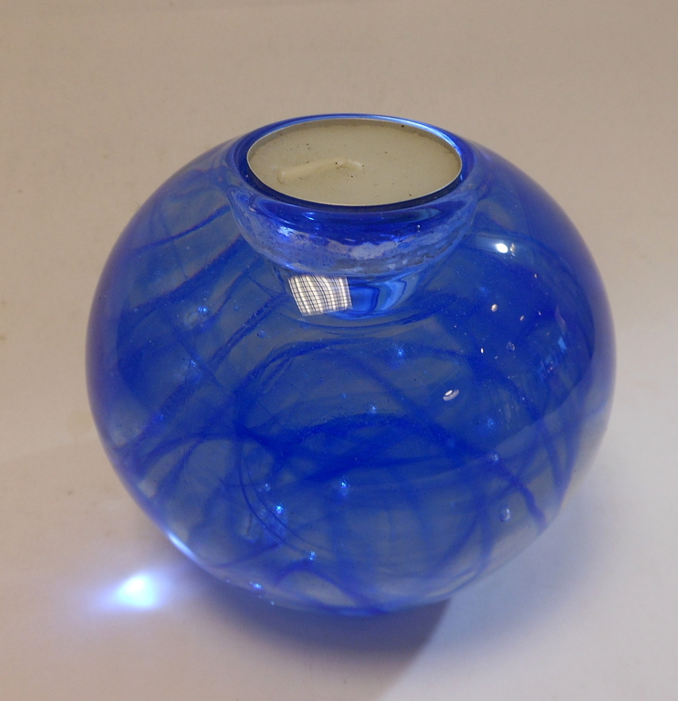 Anna Ehrner / Kosta Boda - zware kristallen waxinelichthouder kopen? Bied vanaf 10!