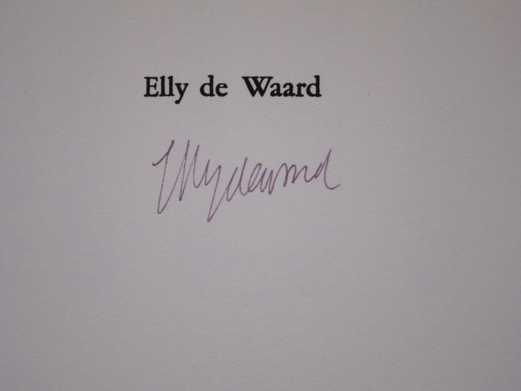 Elly de Waard. Zeefdruk gesigneerd. Gedicht kopen? Bied vanaf 1!