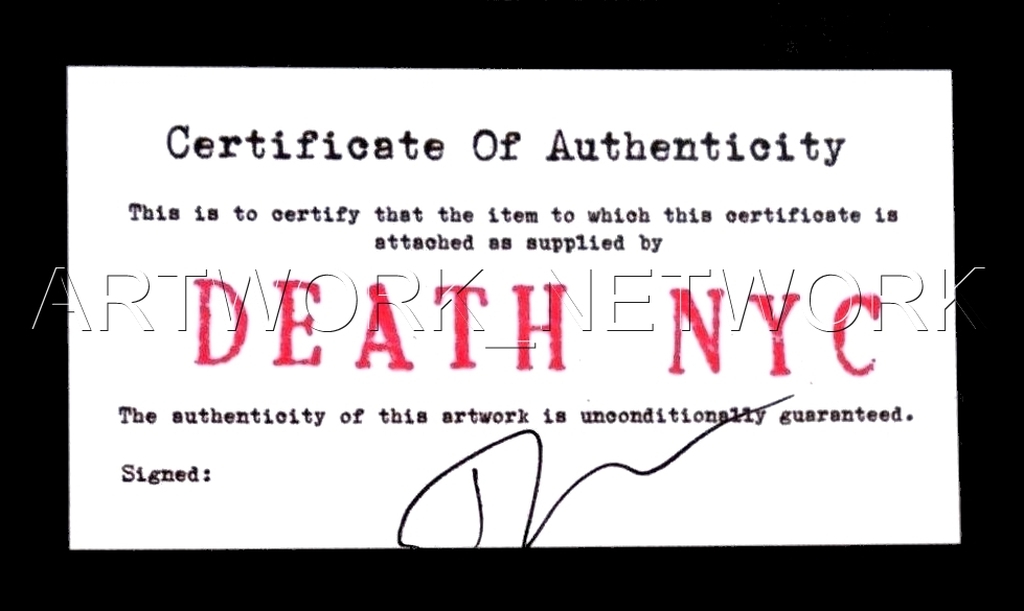 DEATH NYC - "Mix Spray"- n° A/P - Signed with COA (Edition Artist Proof) kopen? Bied vanaf 15!