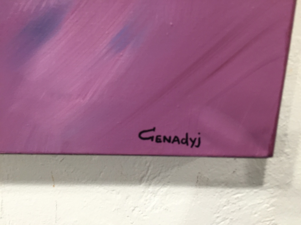 GENA GENADYJ, Acryl op 3 D Doek, Titel: PEOPLE kopen? Bied vanaf 1!