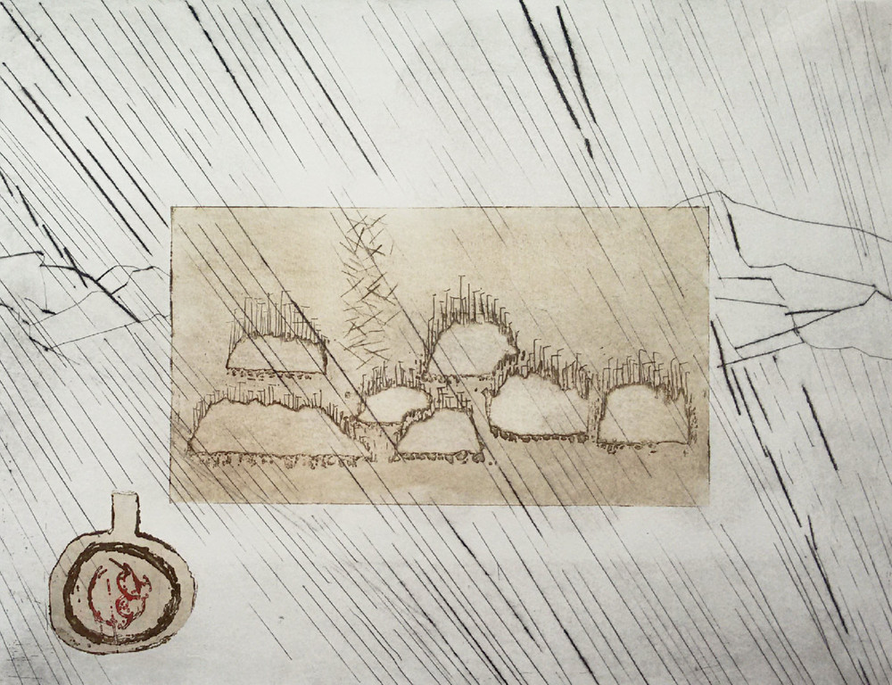 Jan Montyn - Mekong islands, monsoon, aquatint ets (prachtig ingelijst) kopen? Bied vanaf 195!