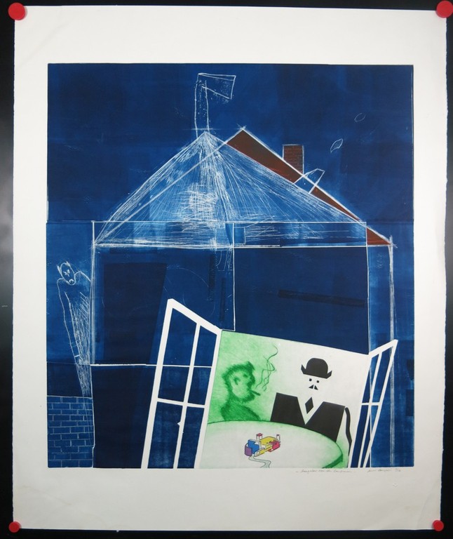 Wim Compier: Ets en aquatint, Bungalow voor een landman  kopen? Bied vanaf 1!
