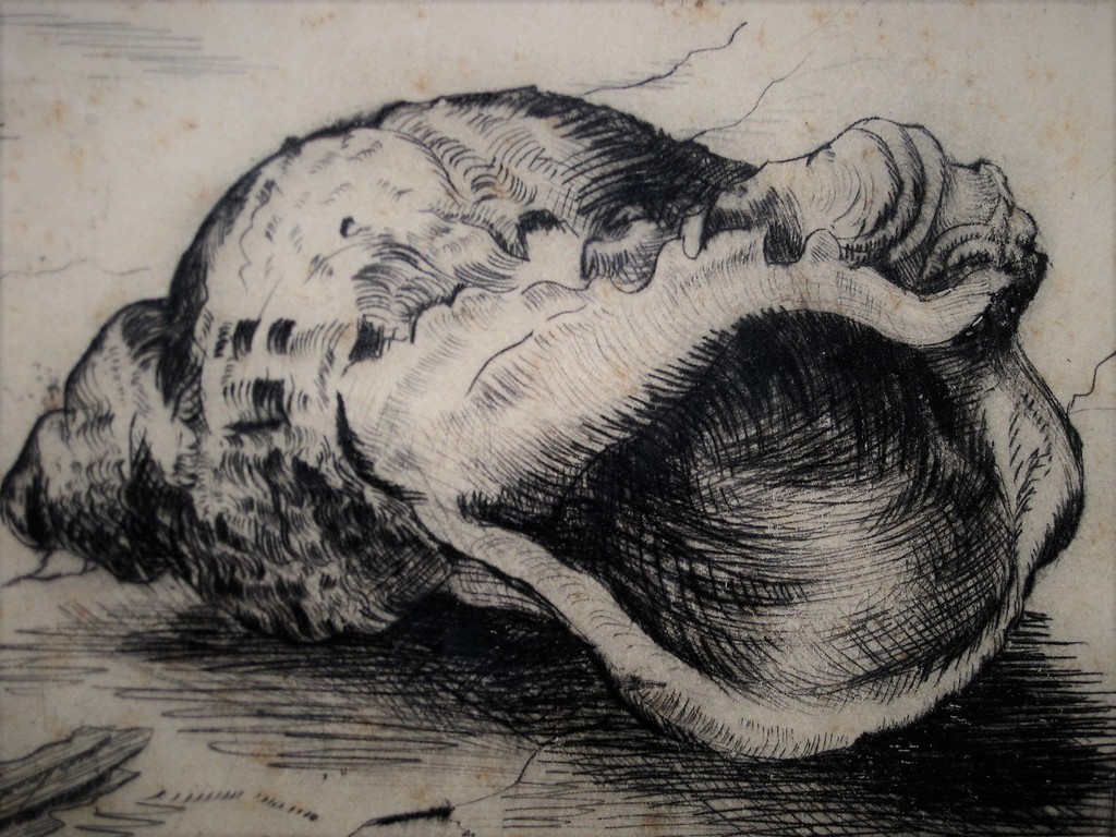 Vroege fraaie droge naald Duo Ets van de "Laatste Fauvist" Freek vd Berg   kopen? Bied vanaf 1!