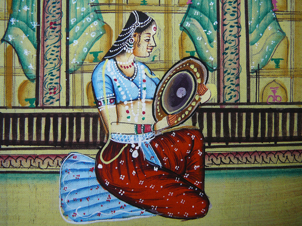 India: Shiva in gebedshuis -gemengde techniek- kopen? Bied vanaf 75!