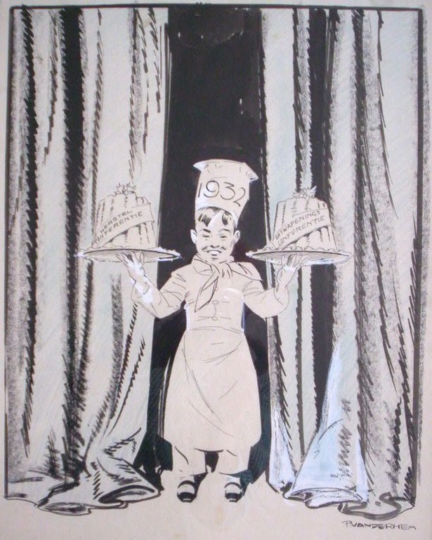 Piet van der Hem.Een goed begin is het halve werk: Nieuwjaar 1932 kopen? Bied vanaf 300!