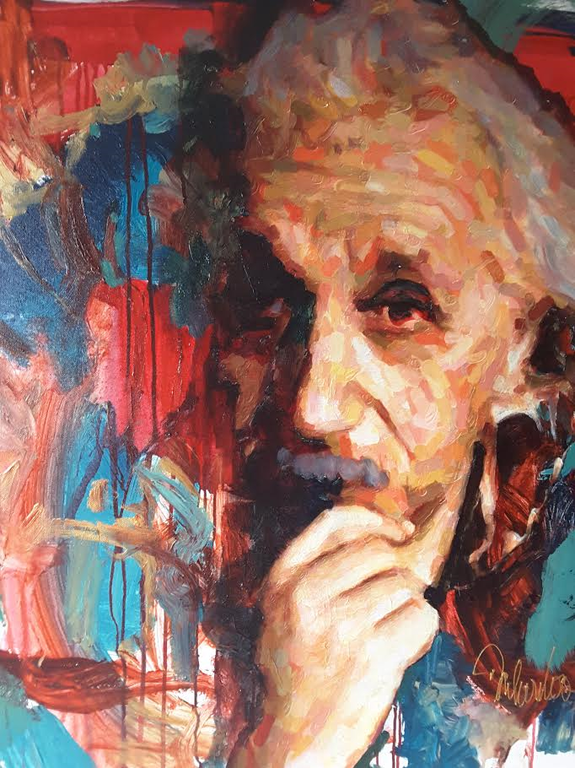 Nieuw: Albert Einstein van Peter Donkersloot verkocht voor € 395!