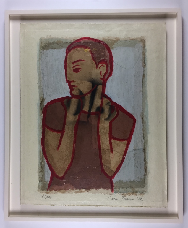 Casper Faassen, zeefdruk/collage, 2003 (INGELIJST) kopen? Bied vanaf 329!