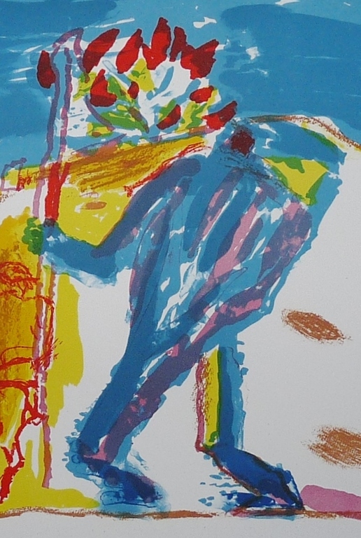 Pieter Defesche, kleurenlitho, zonder titel, 1998, oplage 100 ex. kopen? Bied vanaf 45!