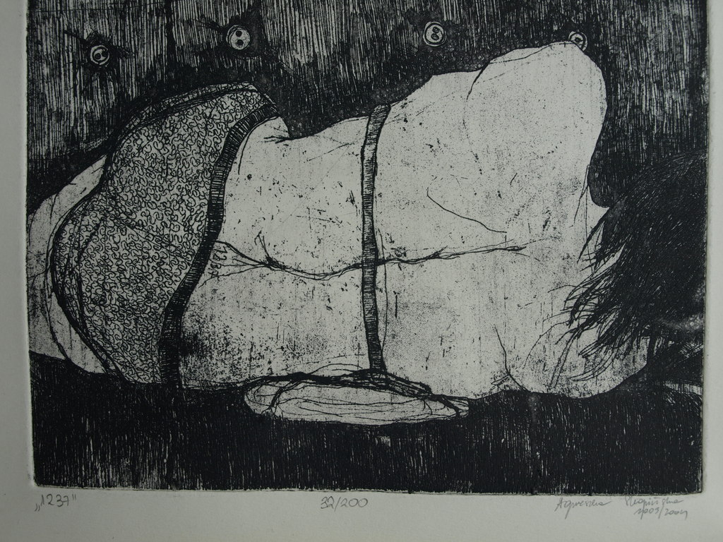 Onbekende kunstenaar : Ets – Titel: 1237 – 2003/2004 – 49 x 20 cm      kopen? Bied vanaf 1!