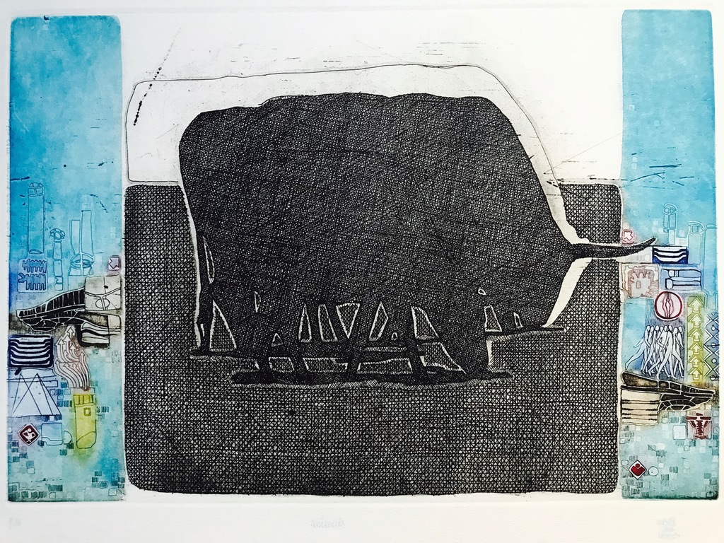 Onbekend kunstenaar - Gesigneerde ets - oplage 30 ex. - 1984 kopen? Bied vanaf 45!