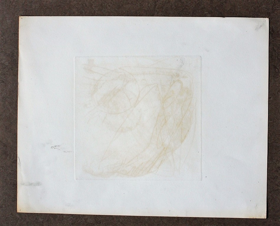 Ernst Vijlbrief (1934-2010): ets, abstracte compositie, 1963 kopen? Bied vanaf 1!