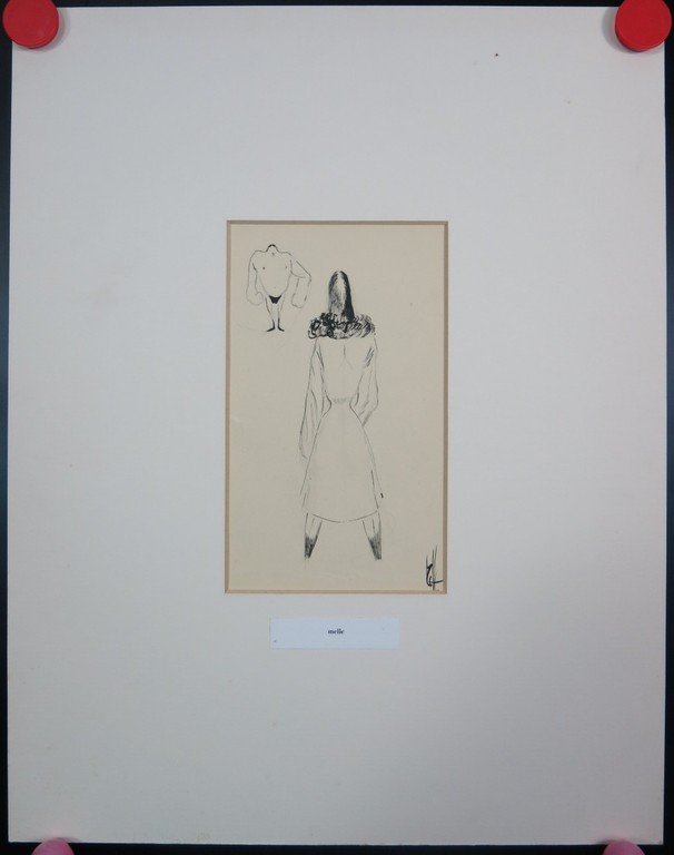 Melle Oldeboerrigter: Pentekening, Vrouw en bokser kopen? Bied vanaf 1!