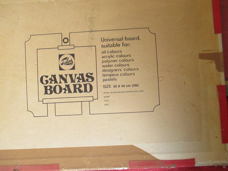 Niet of onleesbaar gesigneerd - Ongesigneerd - Olieverf op schilderskarton - besneeuwd landschap kopen? Bied vanaf 1!