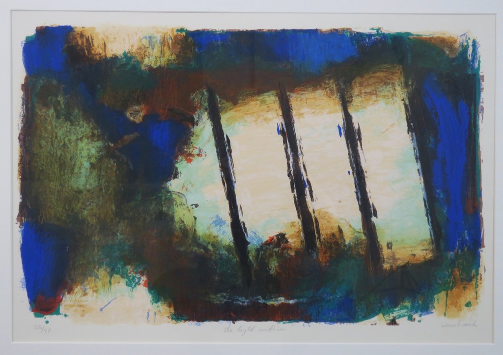 Hans Vanhorck: Zeefdruk, The light within - Ingelijst kopen? Bied vanaf 50!
