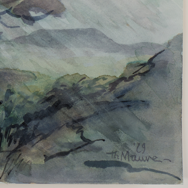 Thijs Mauve (1915-1996), aquarel,  kopen? Bied vanaf 45!