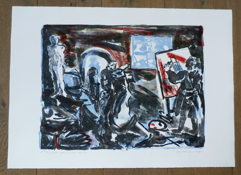 Hermien van Herpt - Litho: geen Laocoön voor mij - 1992 kopen? Bied vanaf 35!