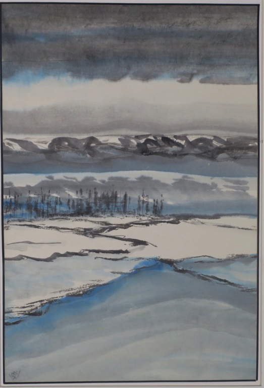 Onbekend gesigneerd: Aquarel, Landschap kopen? Bied vanaf 1!