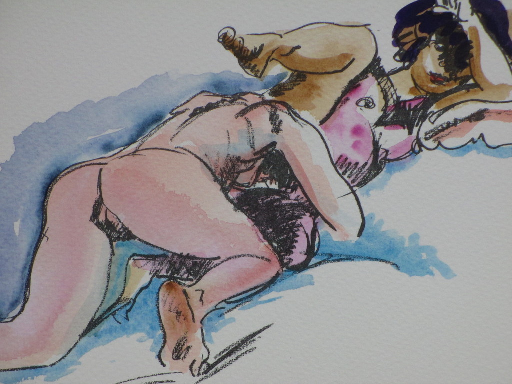 Freek van den Berg, Vriendinnen in hun spel, Handgekleurde litho kopen? Bied vanaf 45!