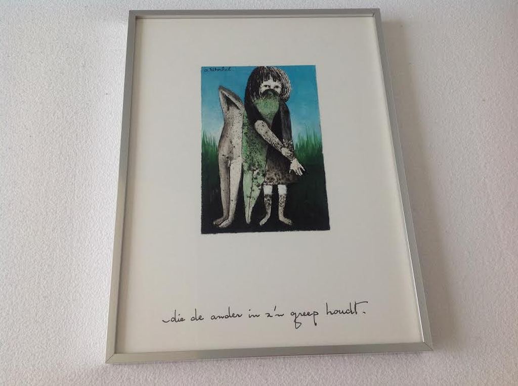 Ans Wortel: Die de ander in zijn greep houdt, gouache kopen? Bied vanaf 175!