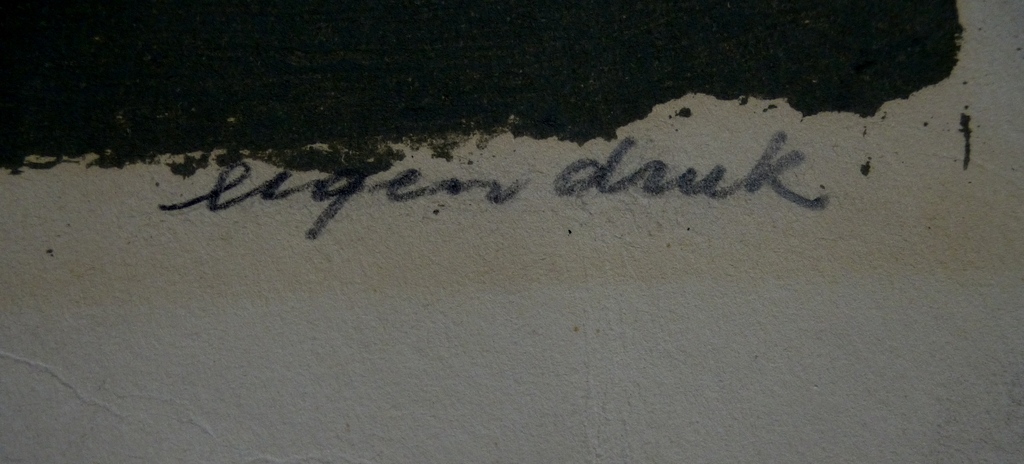 Jaap Kraanen, litho: Compositie, handgesigneerd, 1963 kopen? Bied vanaf 40!