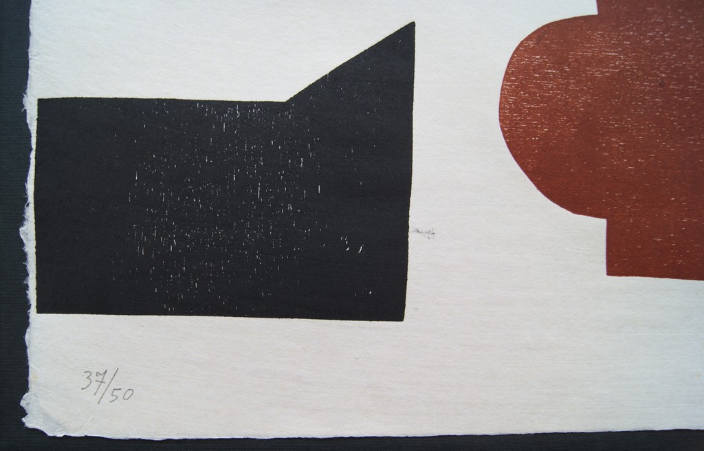 Klaas Gubbels gesigneerde houtdruk uit 2007 oplage 50 ex. kopen? Bied vanaf 395!