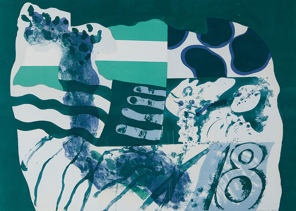 Jef Diederen - Litho op papier - Zonder titel verkocht voor € 35!