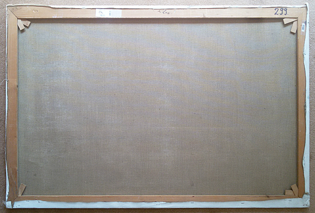 Strandgezicht, olieverf op doek (groot!) kopen? Bied vanaf 1!