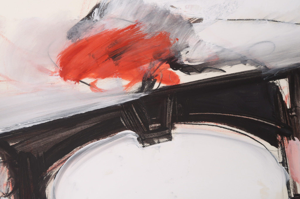 Peter John Voormeij: Gouache en krijt, Fire-place-magic kopen? Bied vanaf 100!