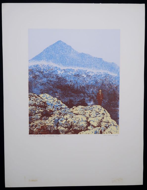 Theo Tomassen: Zeefdruk, Een heer op de berg kopen? Bied vanaf 1!