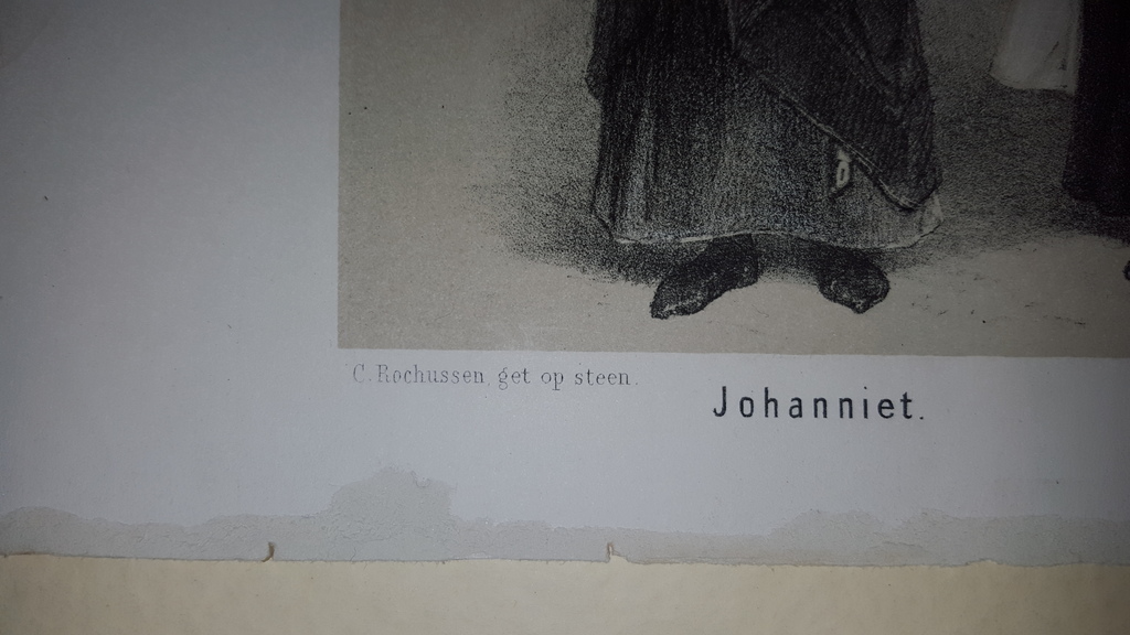 Charles Rochussen (1814-1894) - kleurenlitho - Johanniet, Mariaan en Tempelier kopen? Bied vanaf 19!