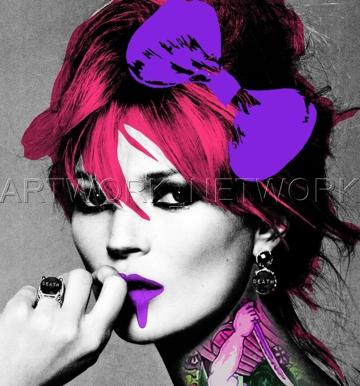 DEATH NYC - "Kate Moss Tatoo"- n° A/P - Signed with COA (Edition Artist Proof) kopen? Bied vanaf 50!